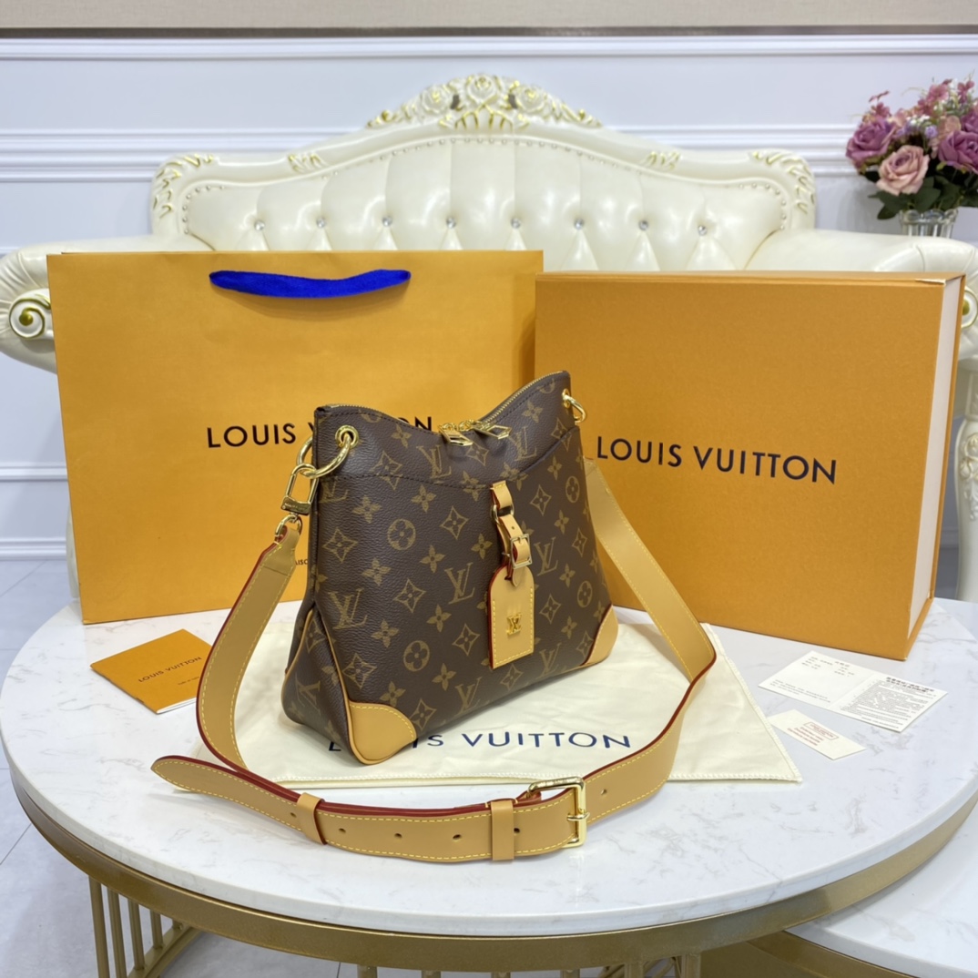 Louis Vuitton ODEON PM Handbag Monogram M45354 Natural